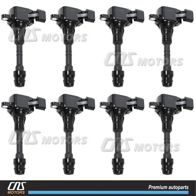 8PCS Ignition Coil for 2009 NISSAN Pathfinder 5.6L 224338J115 - Image 1 of 4