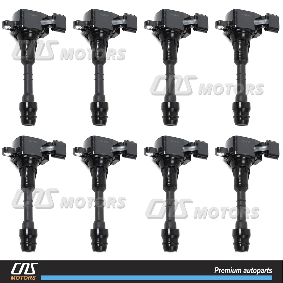8PCS Ignition Coil for 2009 NISSAN Pathfinder 5.6L 224338J115 - Image 1 of 4
