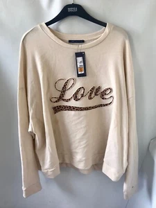 M&S Pure Cotton Long Sleeve Jumper Size: 24 - Picture 1 of 7