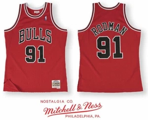 Mitchell & Ness Dennis Rodman Trikot Swingman NBA Chicago Bulls Größe S M L XL  - Bild 1 von 12