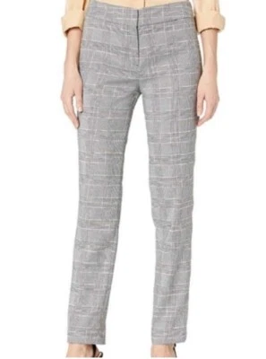 Pantalón Nine West Houndstooth The Trouser Talla 14 Blanco y Negro Nuevo con Etiquetas Foto 1 de 4