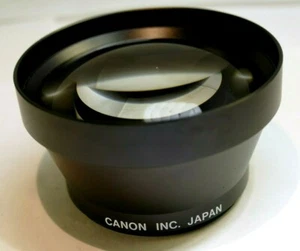 Canon 55mm 1.4X Telephoto threaded tele AUX converter Lens powershot  - Picture 1 of 11
