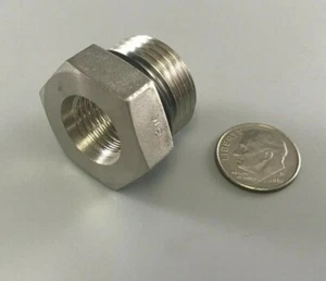 PARKER-HANNIFIN 10-6F50G5-SS REDUCER BOSS, NSN 4730-00-133-0719 - Picture 1 of 3