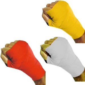 Boxing Hand Wraps By 3x Sports Kickboxing Power Elasticated Thumb Loop Bandages - Picture 1 of 13