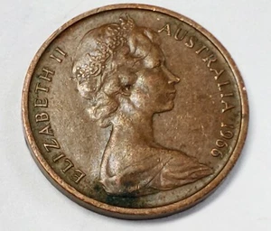 Australien, 1966 1 Cent Münze - Elizabeth II  - Bild 1 von 3