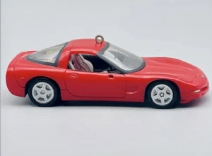 1997 Torch Red Corvette 4” Hallmark Keepsake Ornament Christmas Holiday - Picture 1 of 8