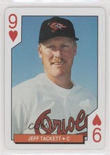 1994 US Playing Card Bicycle Baltimore Orioles Box Set Jeff Tackett #9H