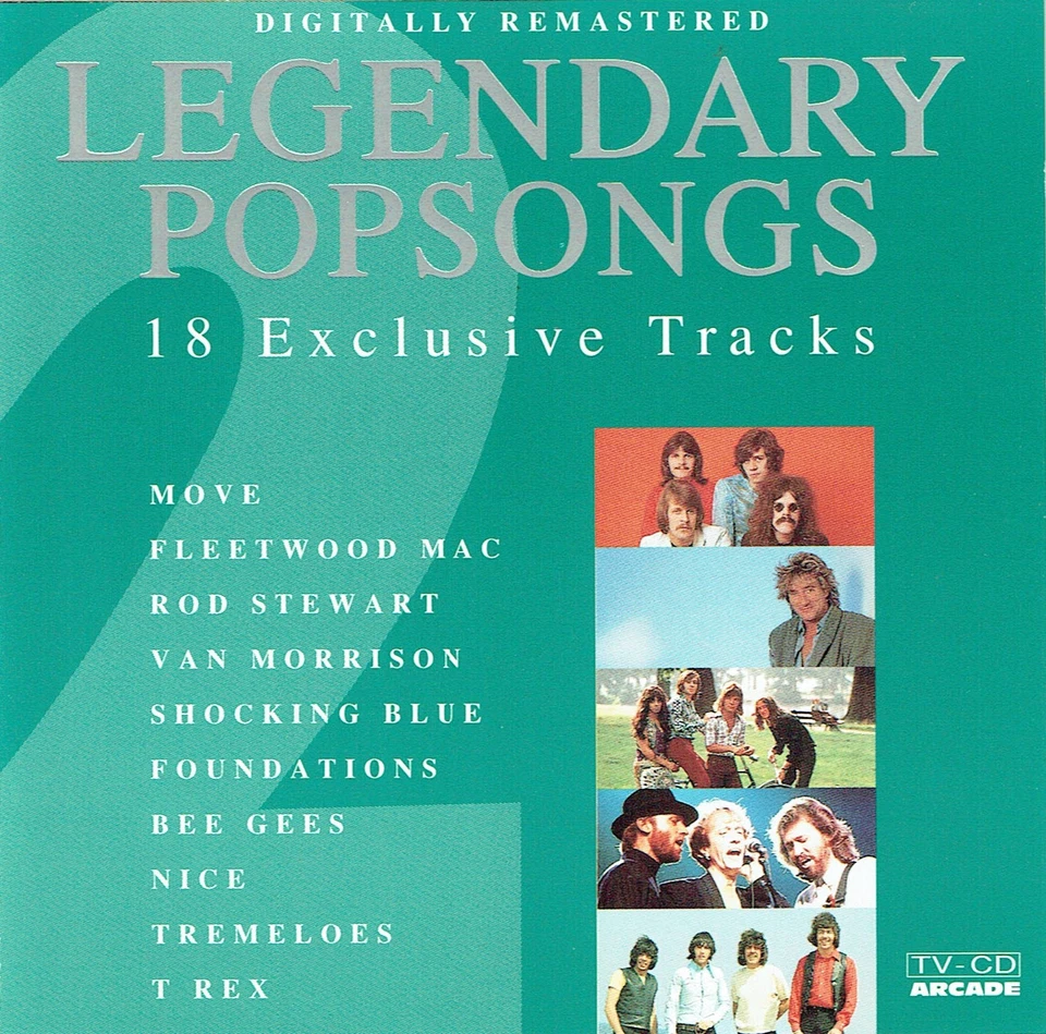 (CD) Legendary Popsongs Vol. 2 - 18 Exclusive Tracks - The Move, Bee Gees,T. Rex - Bild 1 von 2