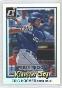 2015 Donruss Inaugural 1981 Edition Press Proof Platinum Blue /199 Eric Hosmer