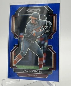 Selecciones del draft Panini Prizm 2022 azul Gavin Cross Virginia Tech PDP9 - Imagen 1 de 2