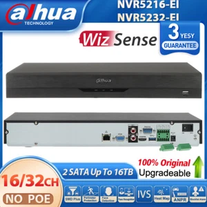 ✅NEW !US DAHUA NVR5216-EI 16/32CH 8MP NVR 4K Network Video Recorder NO POE 2SATA - Bild 1 von 12