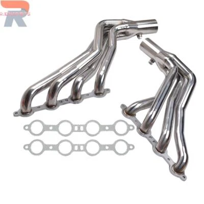 Par de cabezales de tubo intercambiables LS 1-3/4" para Chevy Pontiac Buick LS1 LS2 LS3 LS6 LS7 Foto 1 de 4