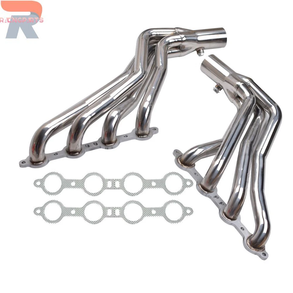 Par de cabezales de tubo intercambiables LS 1-3/4" para Chevy Pontiac Buick LS1 LS2 LS3 LS6 LS7 Foto 1 de 4