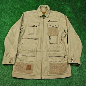 Lauren Ralph Lauren Utility Jacket Womens P/M safari outfitters full zip beige - Picture 1 of 19