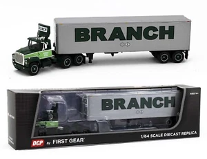2022 DCP 1:64 *BRANCH MOTOR EXPRESS* Ford LT-9000 & 40' Vintage Dry Good Trailer - Picture 1 of 4
