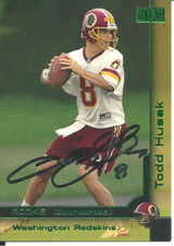 Todd Husak Washington Redskins/ Stanford Personally Autographed Card