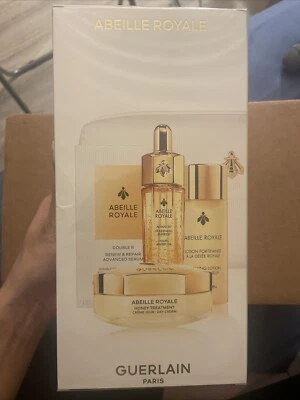 Juego de crema de día tratamiento miel antiedad Guerlain Paris Abeille Royale Foto 1 de 4