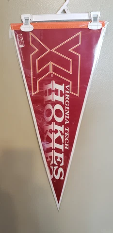 VIRGINIA TECH HOKIES NCAA VINTAGE FELT PENNANT 01/16/2020 Cover