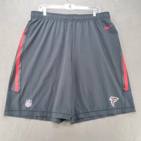 Atlanta Falcons Nike NFL On Field Apparel Dri-Fit Athletic Shorts Men's Large Cover