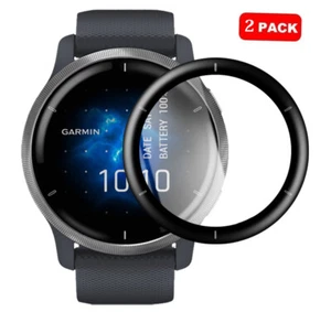 2x Para reloj inteligente Garmin Venu 2 Gen Película 3D Protector de pantalla completa - Imagen 1 de 11