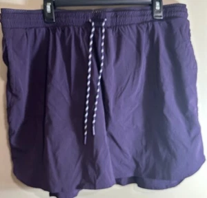 Members Mark Women's Plus Size Purple Skort NWOT Elastic Waist Size XXL - Picture 1 of 4