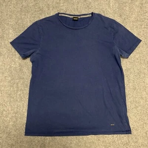 Hugo Boss Mens Adult short sleeve Logo T-shirt Size Large L Tee Shirt Preppy - Picture 1 of 13