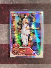 Albert Pujols 2023 Topps Chrome Prism Refractor #143 Cardinals HOF Bound