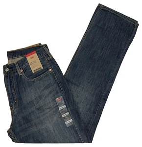 New Levis 527 Slim Bootcut Men's Jeans 32X34 #70239 Dark Blue W32L34 Levi's - Picture 1 of 9