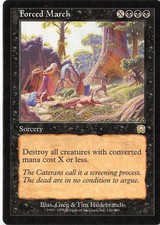 Forced March *Rare* Magic MtG x1 Mercadian Masques SP