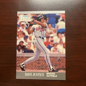 1991 Fleer Ultra #7 Dave Justice