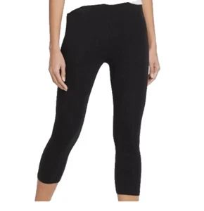 Women Xhilaration High Waist Capri Leggings Black Size Small 4-6 NEW - Picture 1 of 2