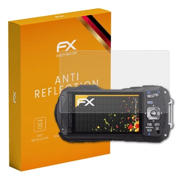 atFoliX 3x Screen Protection Film for Pentax Optio WG-2 matt&shockproof - Image 1 of 4