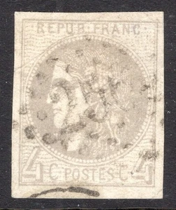 FRANCE / CLASSIC STAMP / 1870 BORDEAUX ISSUE / Y&T # 41B USED - Picture 1 of 3