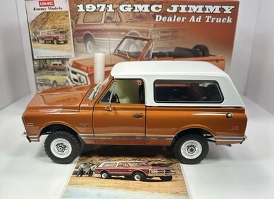ACME 1/18 SCALE 1971 GMC Jimmy Dealer Ad Truck – Copper Diecast “Limited Edition - Image 1 of 4