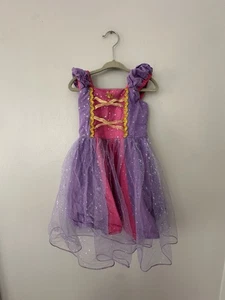 Costume Halloween Principessa Raperonzolo Vestito Aggrovigliato Bambina 90 2T - Foto 1 di 3