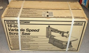 NEW & NEVER USED Sears Craftsman 16" Variable Speed Scroll Saw Model 9-23615 - Picture 1 of 12
