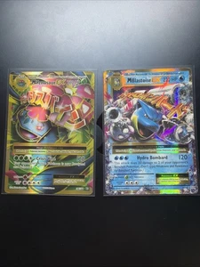 M VENUSAUR EX 100/108 / M Blastoise Ex 22/108 Evolutions Pokemon Nm/lp - Picture 1 of 2