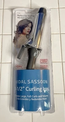 "RIZADOR DE BARRIL VIDAL SASSOON 1 1/2"" nuevo sin usar" Foto 1 de 4