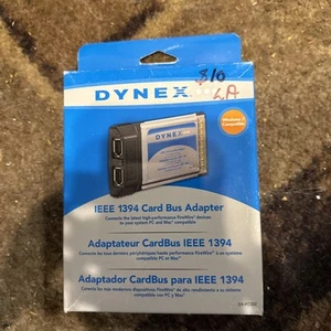Dynex FireWire/IEEE 1394 2-portowa karta notebooka PCMCIA CardBus - Zdjęcie 1 z 7