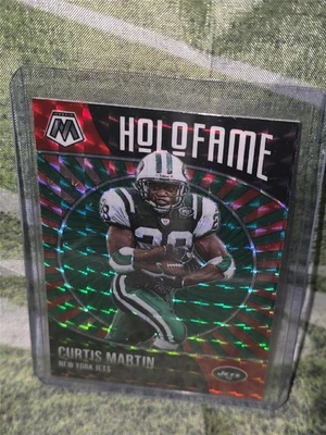 2021 Panini Mosaic - Holofame Mosaic Red Green Prizm #19 Curtis Martin Jets - Image 1 of 2