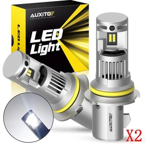 9004 HB1 LED Headlight High Bulb Low Beam 6000K Xenon White Plug & Play 2Set - Picture 1 of 11