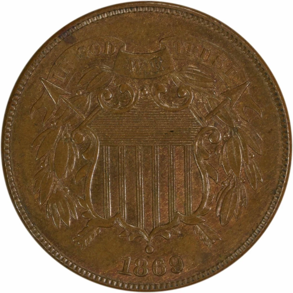 1869 Two Cent Piece Choice BU Uncertified #125 - Image 1 of 2