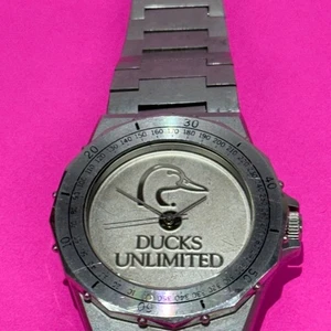 Silver Ducks Unlimited Telux Watch - Picture 1 of 7