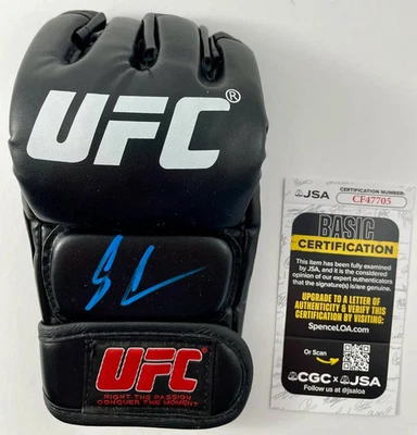 UFC Donald Cowboy Cerrone Signed MMA Glove Black Authentic Autograph JSA COA - Image 1 of 2