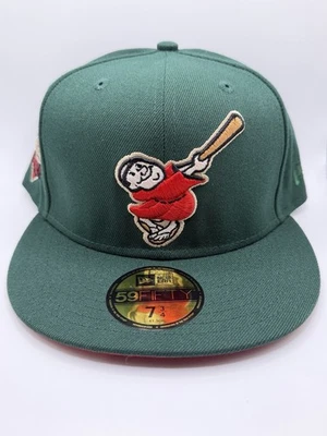 NEW ERA 59FIFTY SAN DIEGO PADRES FITTED HAT SIZE 7 3/4 RED UV 40th SIDE PATCH - Image 1 of 4