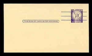 WHOLESALE - UX46d (3c LIBERTY PRECANCEL) MINT POSTAL CARD x 5 - Picture 1 of 2