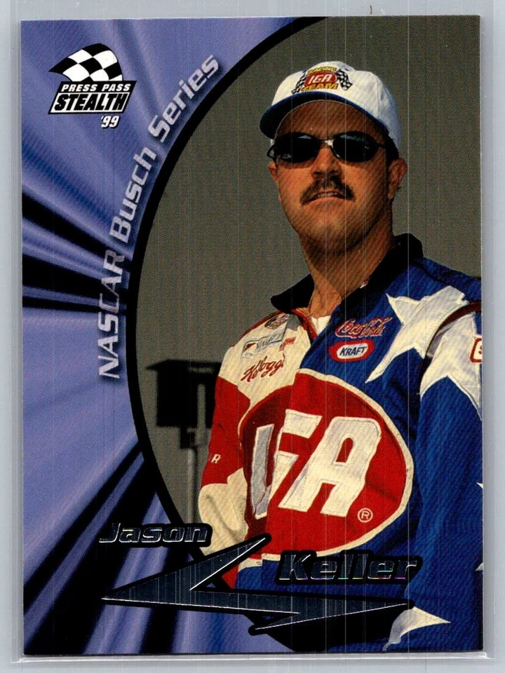 💎1999 Press Pass Stealth Racing #42 Jason Keller 💎 - Image 1 of 2
