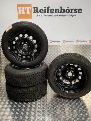 Stahlfelgen Komplettsatz mit Bereifung 7Jx16 H2 ET 40 - 215 60 R16  99H - Bild 1 von 4