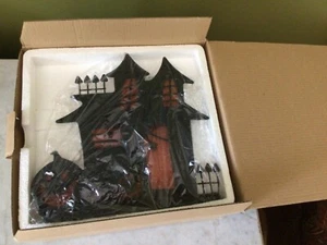 GOLD CANYON HALLOWEEN HAUNTED HOUSE MULTI TEA LIGHT CANDLE HOLDER  - Picture 1 of 12