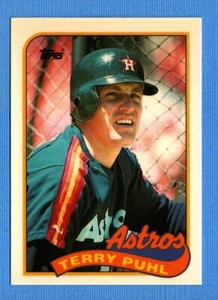 1989 Topps Tiffany #119 Terry Puhl Astros